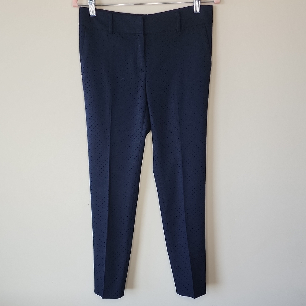 Ann Taylor Navy Cropped Pants